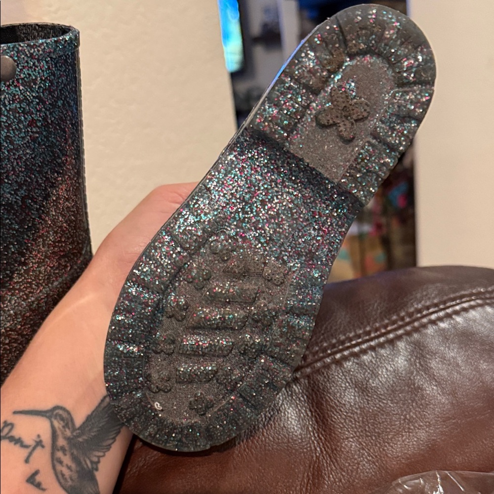 Western Chief Glittery Multicolor Rain Boots - Picture 3 of 4